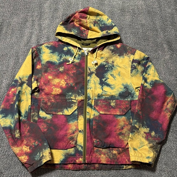 Tie dye hooded North Face Jacket - Picture 1 of 4